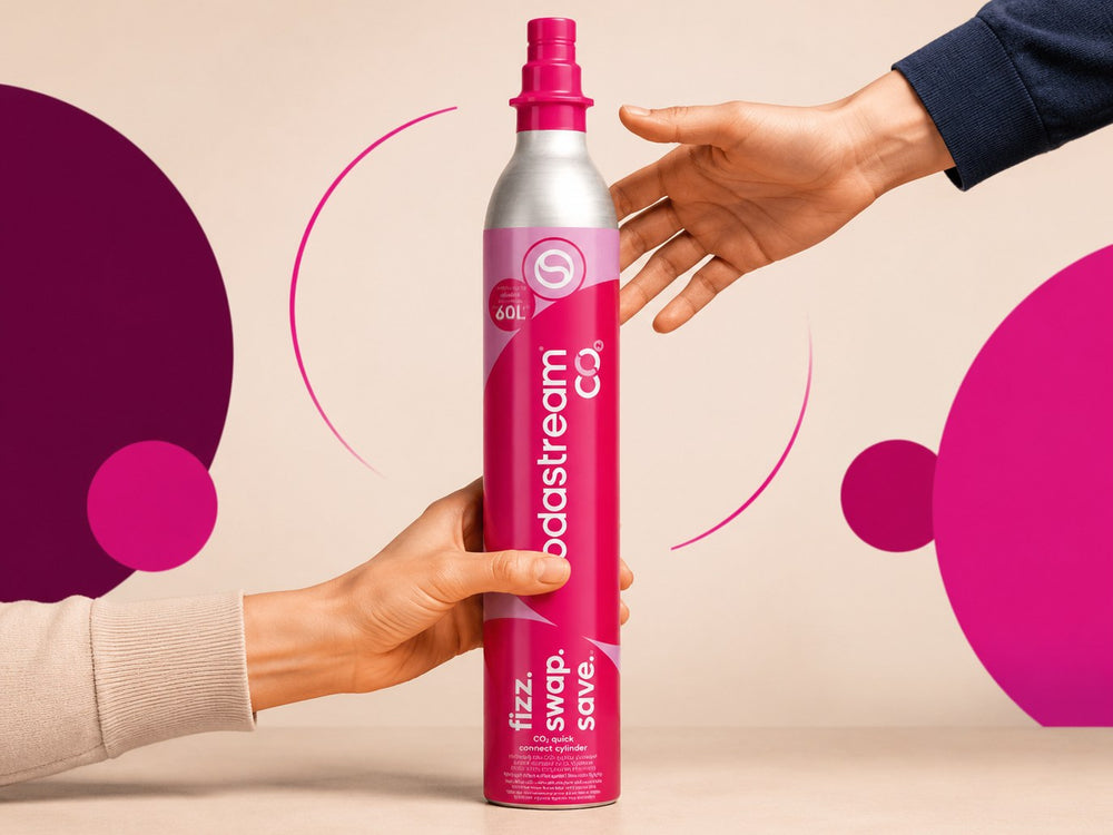 Cilindro de CO₂ Rosa