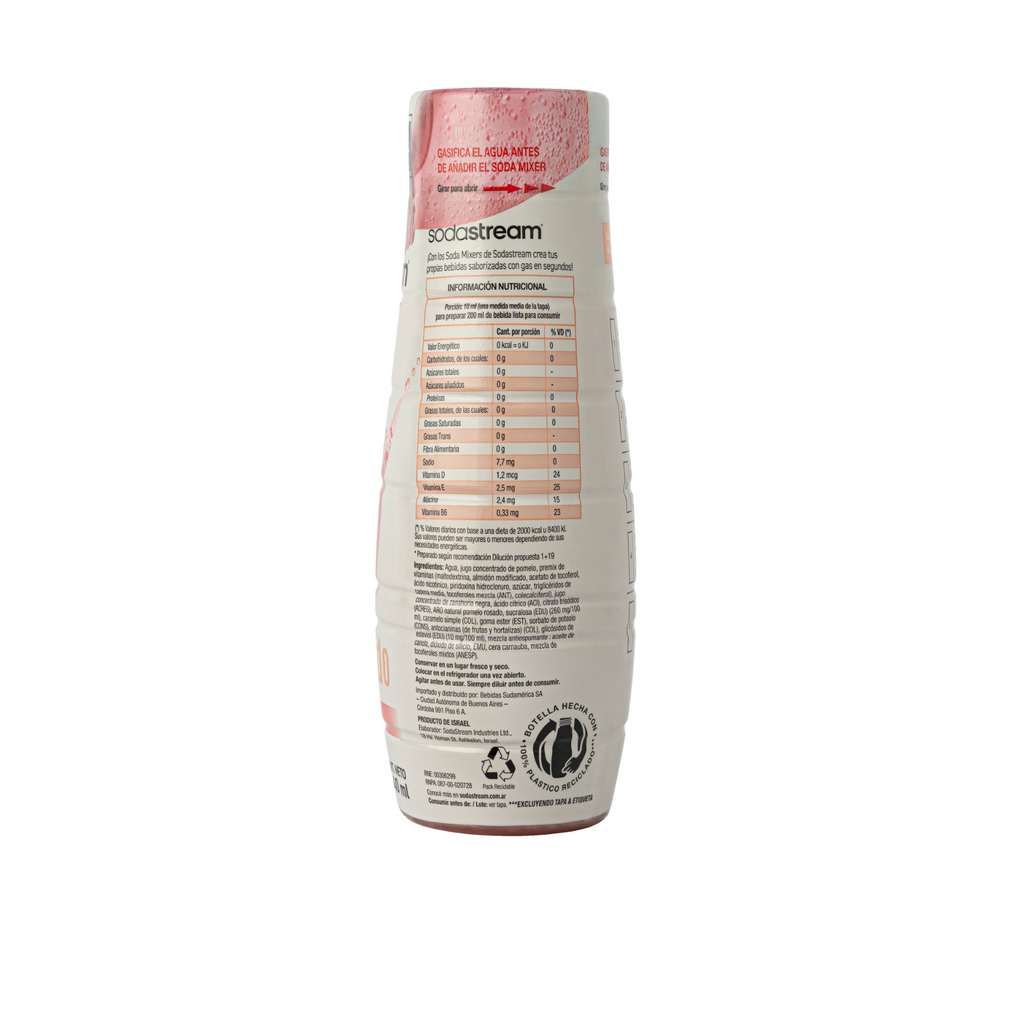 Soda Mixer Pomelo Rosado