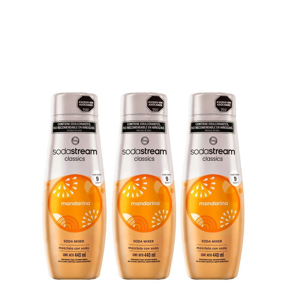Pack X3 Mandarina sodastream