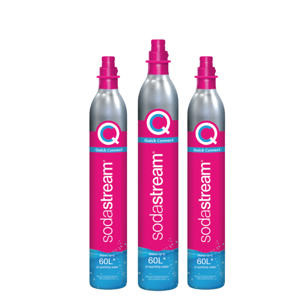 Rosa / Pack 3 Cilindros sodastream