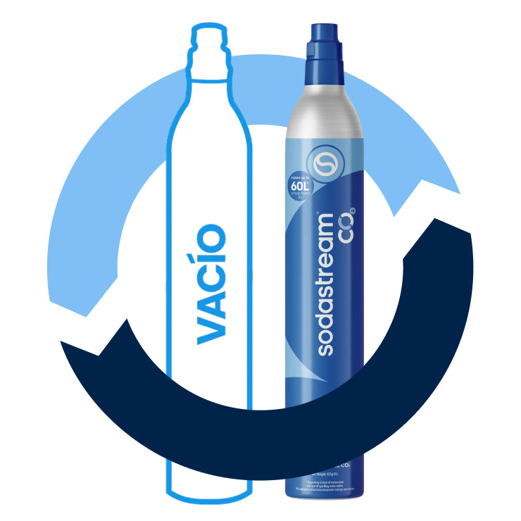 Cilindro Celeste Retornable